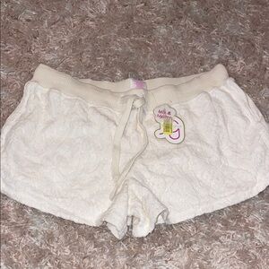 Jasmine Cream Knit Shorts